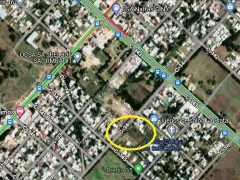 Terreno en Venta 12  mts Frente