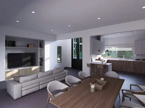 Casa 3 ambientes con 1 baño