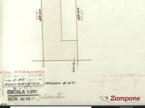 Terreno en Venta de 197,0 m2