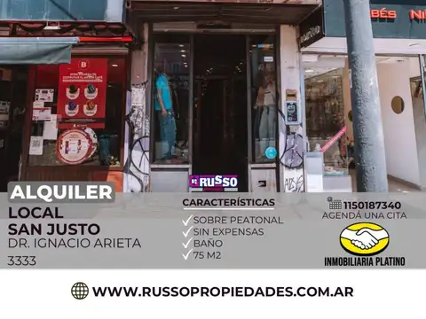 Local en Alquiler en San Justo, Partido de La Matanza