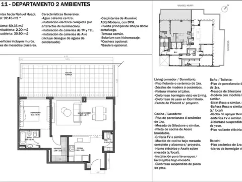 Departamento en Venta de 1 dormitorio