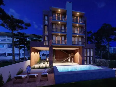 Departamento dos ambientes con terraza en Pinamar