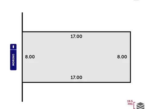 Moreno y 27 de Febrero - Terreno. 