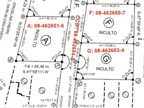 Venta de Terrenos, Carril Chimbas, Palmira