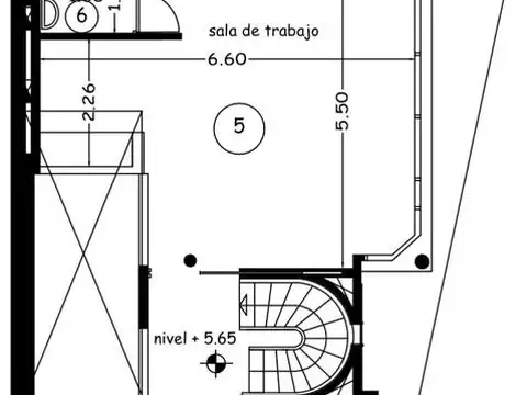 Oficina 4 ambientes con 3 baños