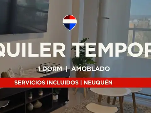 ALQUILER TEMPORAL AMOBLADO UN DORMITORIO