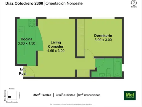 Departamento en Venta de 2 dormitorios