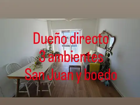 Departamento venta 3 ambientes dueño directo Boedo balcón apto credito