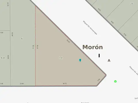 Terreno en Venta en Moron, USD 250.000