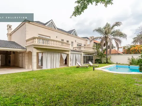 Imponente casa en alquiler, amoblada, en el mejor de sector de Martínez, de Av. Libertador al Río.