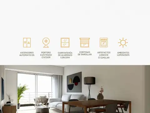 Departamento en Venta de 1 dormitorio