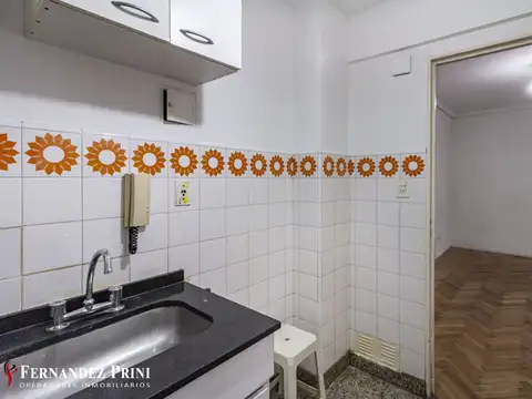 Departamento 2 ambientes con 1 baño