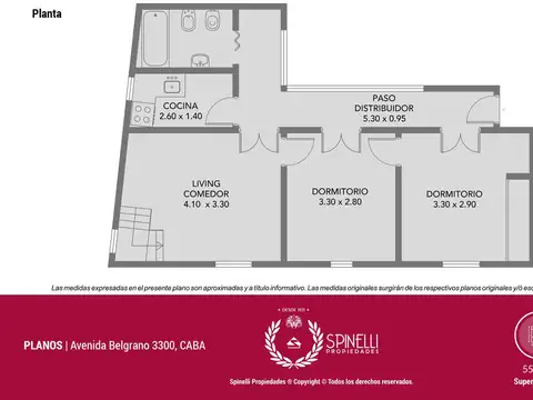 Departamento en Venta de 2 dormitorios