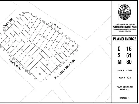 Terreno en Venta 47  mts Fondo