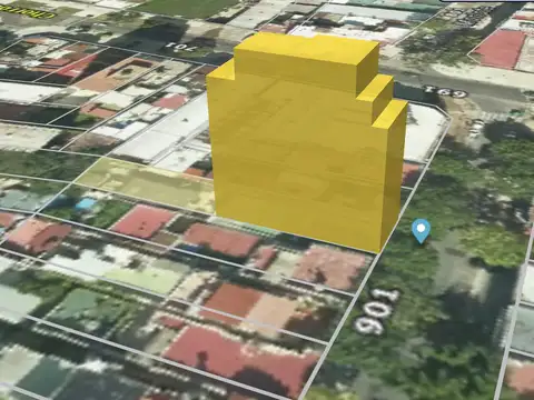 Terreno en Parque Chas - 8,60 x 47,50 - Zonificación USAM  PB   5 pisos   2 retiros
