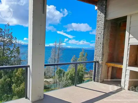 Departamento 4 ambientes en venta vista lago Barrancas Melipal, Bariloche. Barrio cerrado.