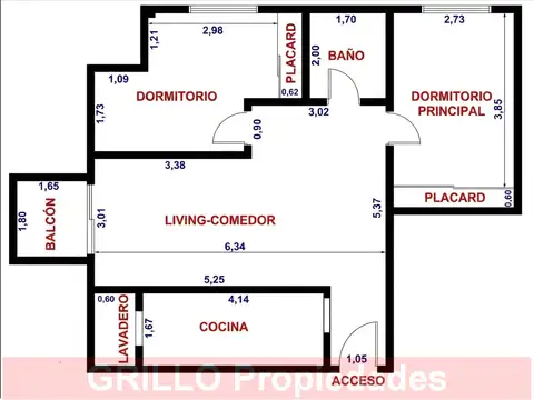 Departamento en Alquiler con 1 cocheras