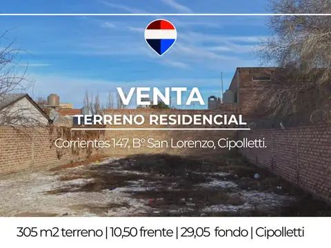 Terreno en Venta en Cipolletti, General Roca
