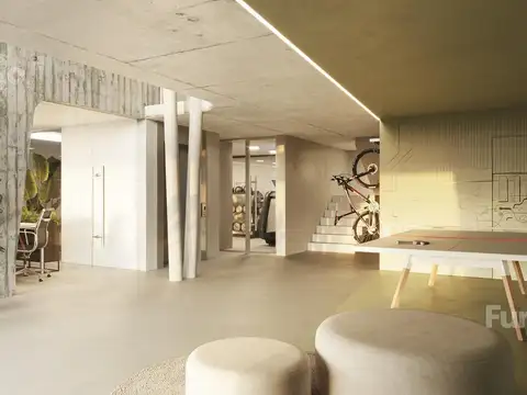 Departamento 2 ambientes con 1 baño