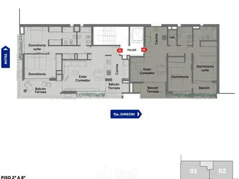 Departamento en Venta de 3 ambientes