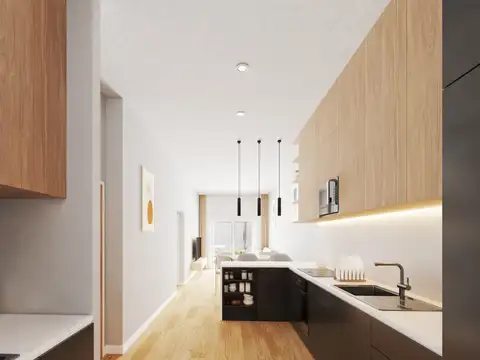 Departamento 3 ambientes con 2 baños