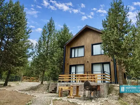 Casa 3 dorm sobre rio Meliquina - Villa Lago Meliquina