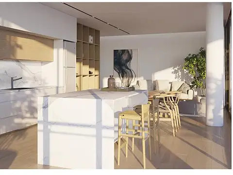 Venta Departamento 3 ambientes con balcón terraza con vista al río Luján