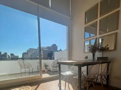 Departamento 2 ambientes con 2 baños