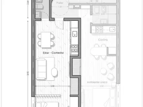 Departamento en Venta al Oeste