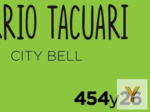 Terreno en Venta en City Bell, USD 35.000