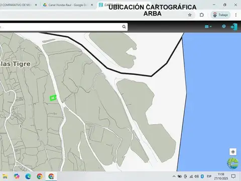 Terreno en Venta en Delta del Tigre, USD 565.000