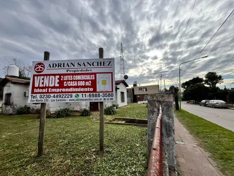 Terreno en Venta 20  mts Frente