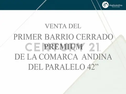 VENTA BARRIO CERRADO PREMIUN LAGO PUELO EN VENTA