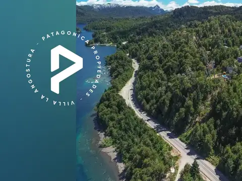 VENTA Terreno con Vista Plena al Lago de 455m2 con en Villa Correntoso, Villa La Angostura