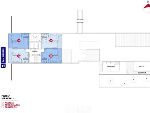 Departamento en Venta con 1 cocheras