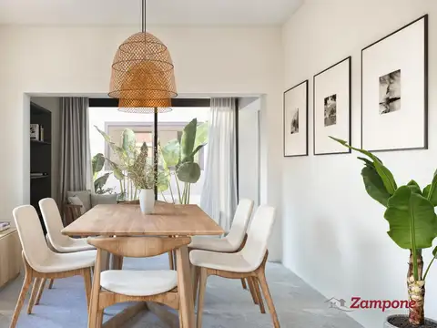 Casa 6 ambientes con 2 baños