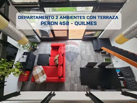VENTA DEPARTAMENTO 2 AMBIENTES C TERRAZA QUILMES