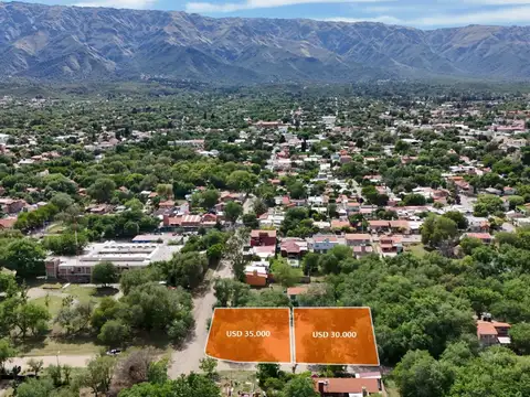 Lote en venta sobre esquina céntrico Merlo San Luis