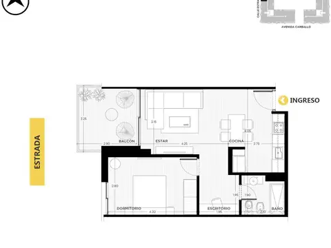 Venta | Departamento 1 dormitorio con balcón Norte | Barrio Refinería, Rosario