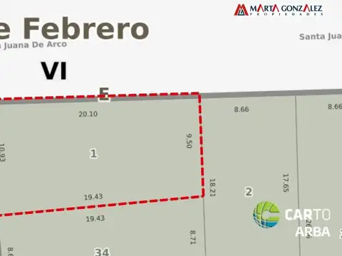 Terreno en Venta en Ciudadela, USD 125.000