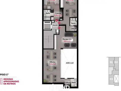 Mendoza 2700, Piso 01