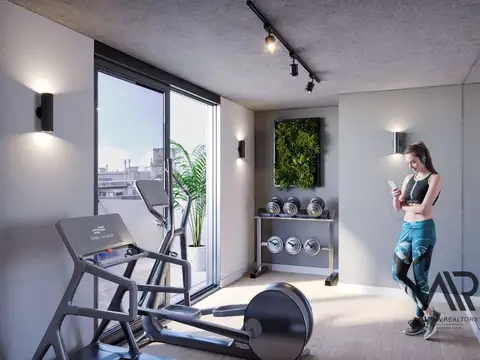 Departamento 2 ambientes con 1 baño