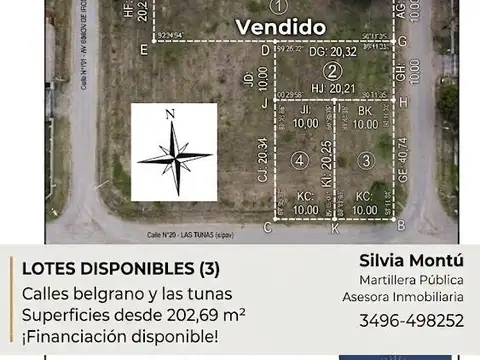 Terrenos apto para galpón 