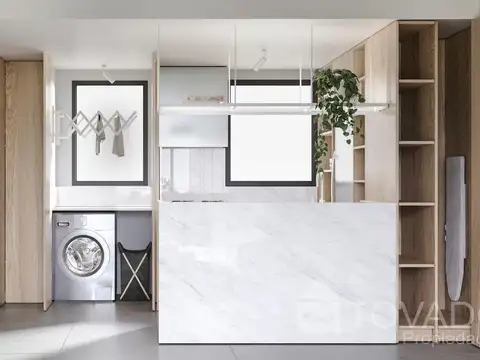 Departamento 2 ambientes con 1 baño