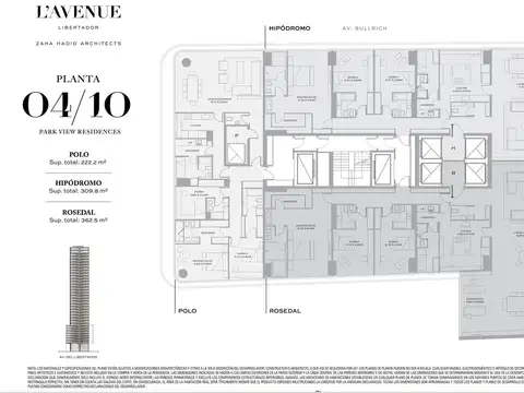 L' Avenue - Zaha Hadid - 4 Amb. Dep. Terraza Propia - Vista Rosedal - Palermo Nuevo