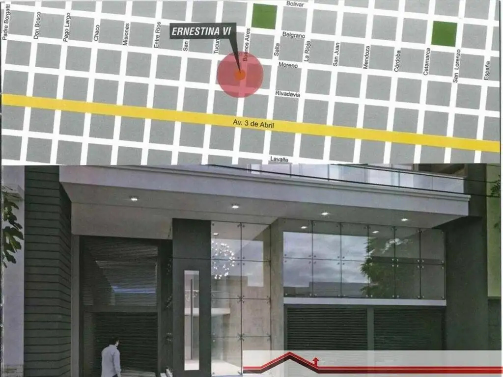 EDIFICIO ERNESTINA VI en Corrientes