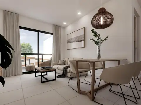 Departamento 2 ambientes con 1 baño