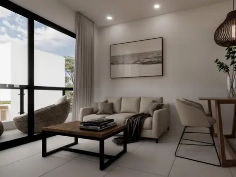 Departamento 2 ambientes con 1 baño