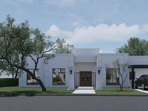 Casa estilo francés en venta en barrio San Matías, al agua (Entrega Junio 2026)