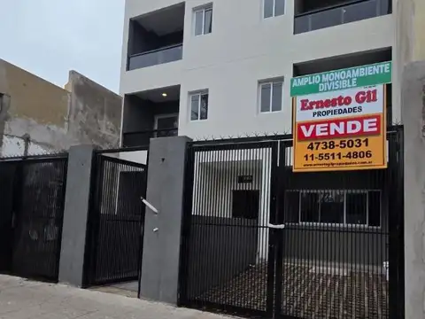 Amplio monoambiente a estrenar